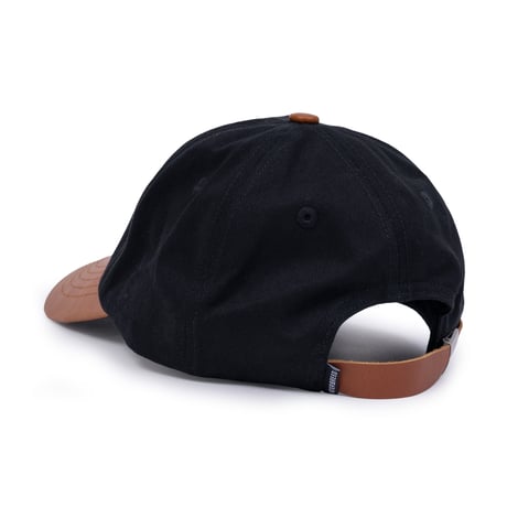 INTERBREED FIELDING LETHER CAP - BLACK