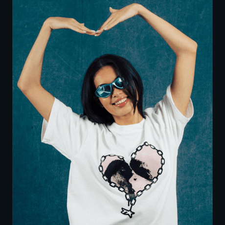 TELEVISISTAR 4 LUV TEE - WHITE
