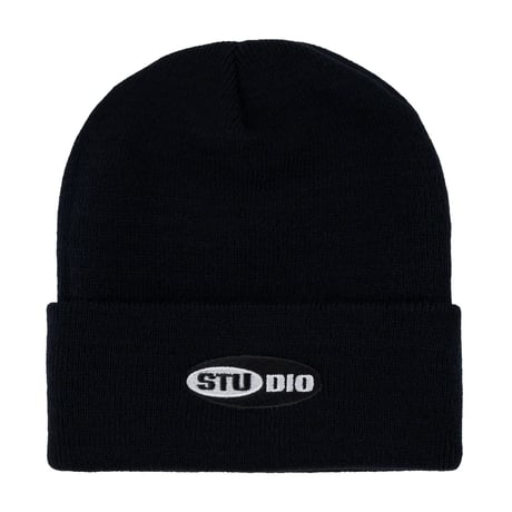STUDIO SKATEBOARDS CUFFED BEANIE - BLACK