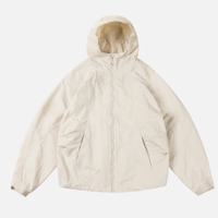 DIME CRINKLED TECK WINDBREAKER - OFFWHITE