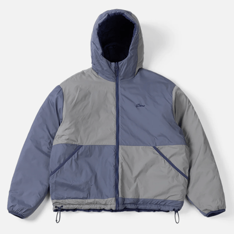 DIME REVERSIBLE INSULATED JACKET - BLUE IRIS
