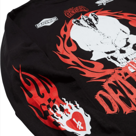 DEATHWISH RACE L/S TEE - BLACK