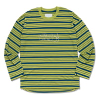 WHIMSY BUBBLE LETTERD BORDER TOP - GREEN