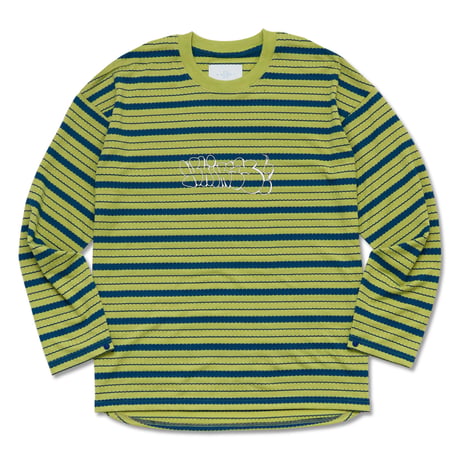WHIMSY BUBBLE LETTERD BORDER TOP - GREEN