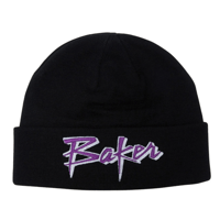 BAKER PARPLE PAIN BEANIE - PURPLE