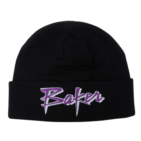 BAKER PARPLE PAIN BEANIE - PURPLE