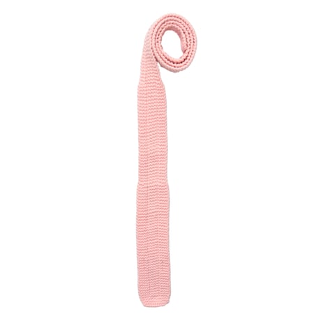 WHIMSY HAND KNITTED TIE - PINK