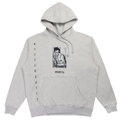 BERMUDA 1383 PEDRO HOODIE - ASH
