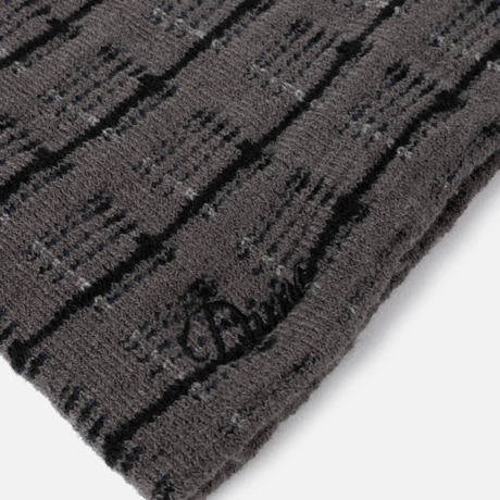 DIME SUPER PLAID SKULLY BEANIE - CHARCOAL MULTI