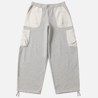 DIME REVERSED TERRY CARGO SWEATPANTS - ASH