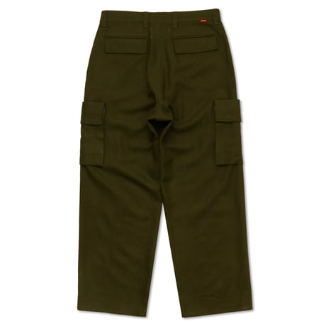 WHIMSY WOOL CARGO PANT - OLIVE
