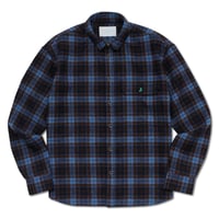 WHIMSY TARTAN FLANNEL SHIRT - BLUE