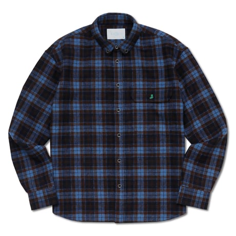 WHIMSY TARTAN FLANNEL SHIRT - BLUE