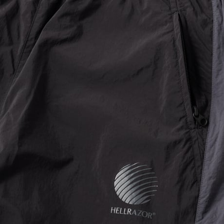 HELLRAZOR LOGO SPORT NYLON TRUCK PANTS - BLACK