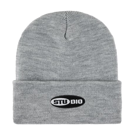 STUDIO SKATEBOARDS CUFFED BEANIE - H,GREY