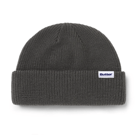 BUTTERGOODS WHARFIE BEANIE - CHARCOAL