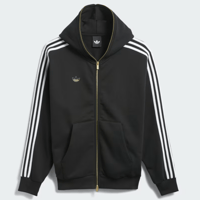 ADIDAS TYSHAWN FULLZIP TRACK JACKET - BLACK