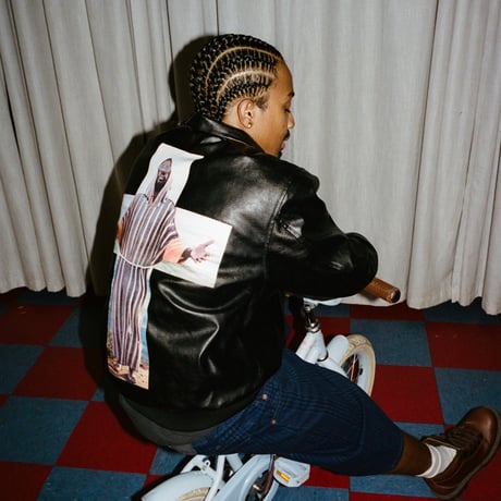 BUTTERGOODS ISAAC HAYES BOMBER JACKET - BLACK