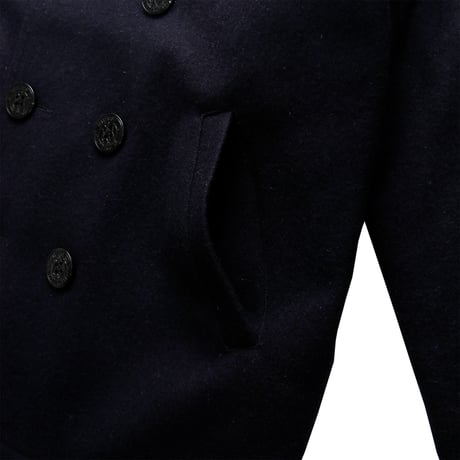 WHIMSY WOOL PEACORT - NAVY