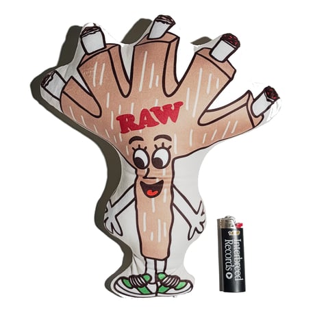 RAW X INTERBREED  LEVEL FIVE PLUSH PILLOW - NATURAL