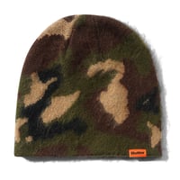 BUTTERGOODS MOHAIR SKULLY BEANIE - WOODLAND CAMO