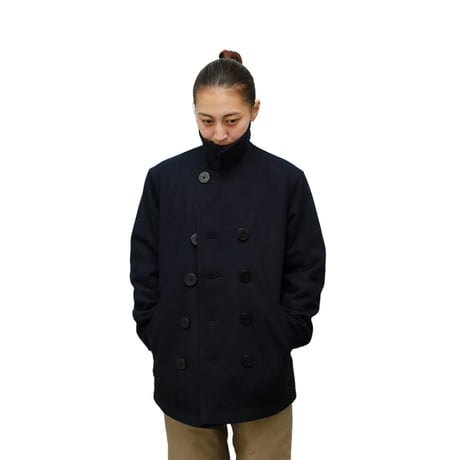 WHIMSY WOOL PEACORT - NAVY