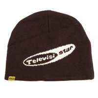 TELEVISISTAR TOVAL LOGO BEANIE - BROWN