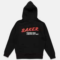 BAKER NARC ZIPUP HOODIE - BLACK
