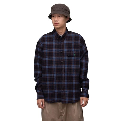 WHIMSY TARTAN FLANNEL SHIRT - BLUE