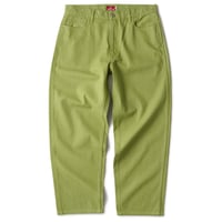 HELLRAZOR BAGGIE COLOR DENIM PANTS - PISTACHIO