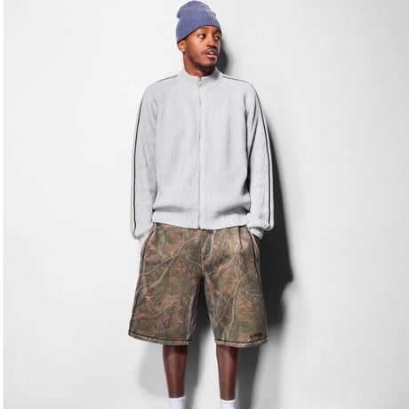 BUTTERGOODS CLUB ZIP-THRU KNIT - ASH