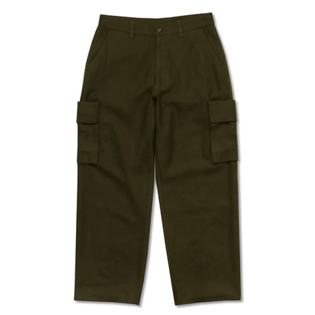 WHIMSY WOOL CARGO PANT - OLIVE