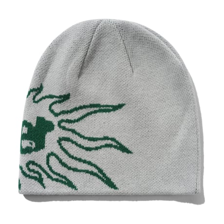 BUTTERGOODS SOLAR SKULLY BEANIE - GREY
