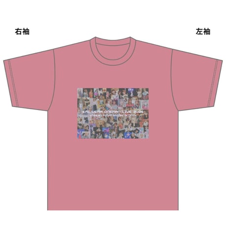 【サイン入り】上間江望　ワンマンライブTシャツ　フロスティコーラル