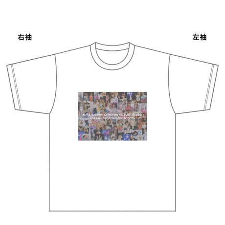 【サイン入り】上間江望　ワンマンライブTシャツ　ホワイト