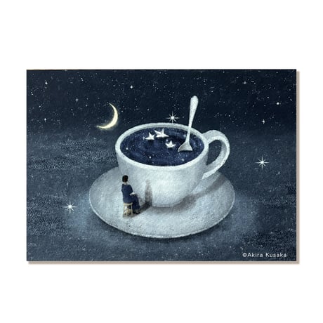 【8/11までの期間限定販売＊着払配送】　repair 日下明 イラストレーション作品「A CUP OF RIVERIE」