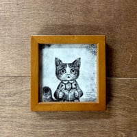 【10/18までの期間限定販売＊送料600円込】さとうゆうすけイラスト作品　「ネコと本　昼」