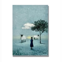 【8/11までの期間限定販売＊着払配送】　repair 日下明 イラストレーション作品「白夜の小窓」
