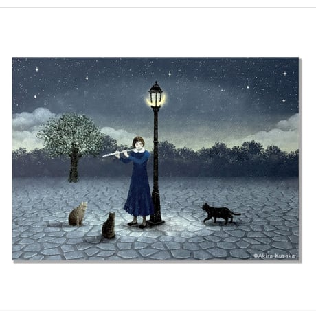 【8/11までの期間限定販売＊着払配送】　repair 日下明 イラストレーション作品「猫の夜会」