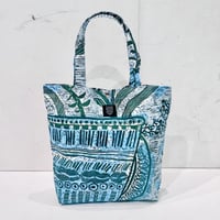 TANSAN Tote Bag L 「Planter」blue