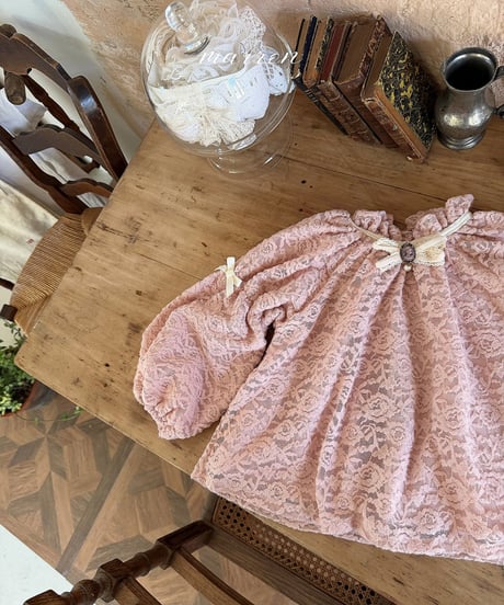 予約 marron Lace blouse