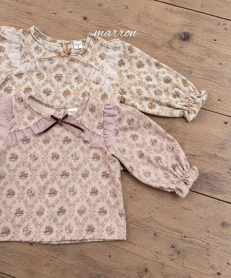 予約 marron Lemon blouse