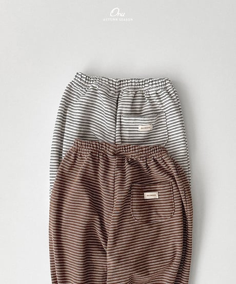 予約 ONU Chubby shibori pants