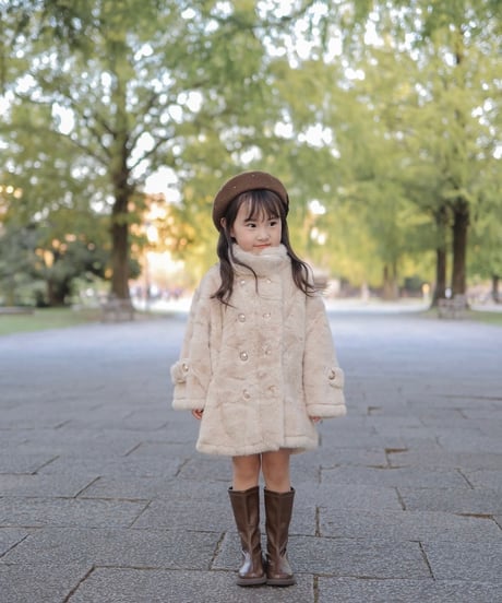 即納Luxe Fur Double Coat