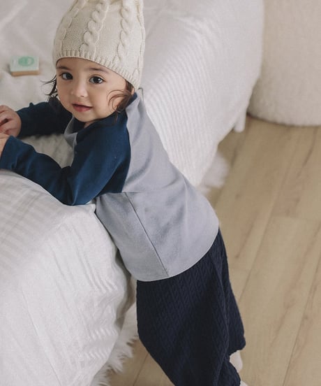 予約 ONU Cable-Knit Harem Pants