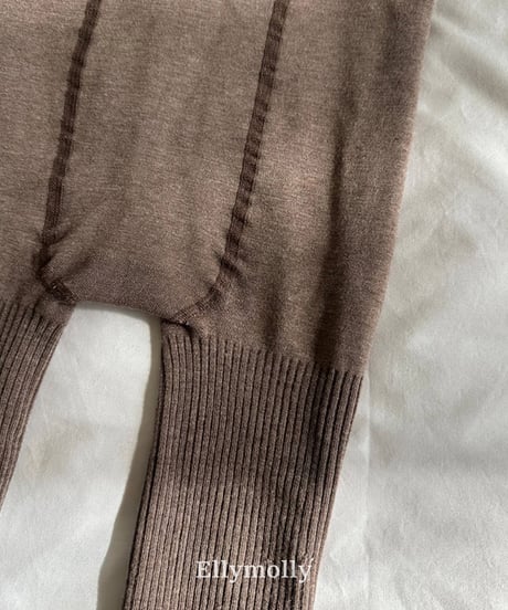 予約Elly Molly Fleece-Lined Basic Tights