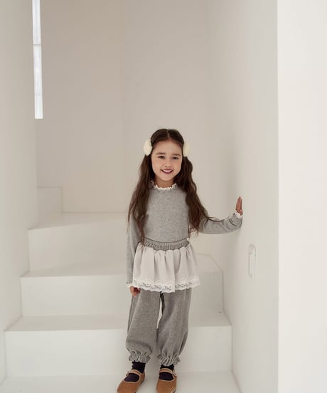 予約 momoann Satin jogger pants (ママとお揃い)