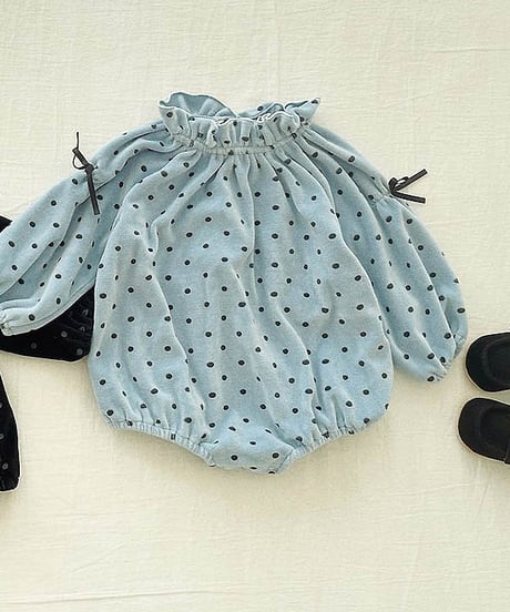 予約 valubebe Dot ribbon suit