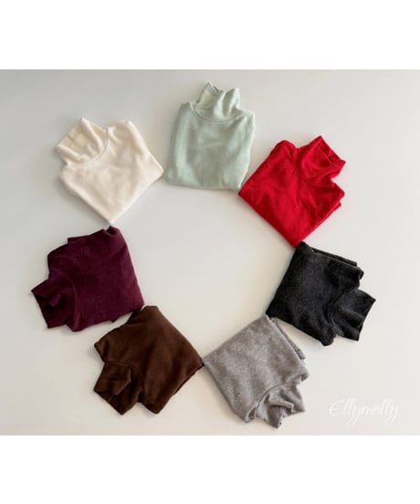 予約Elly Molly Snow warmer polar tee