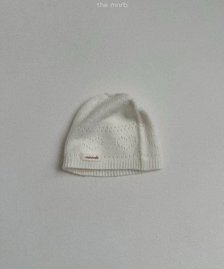 予約minirobe Heart beanie